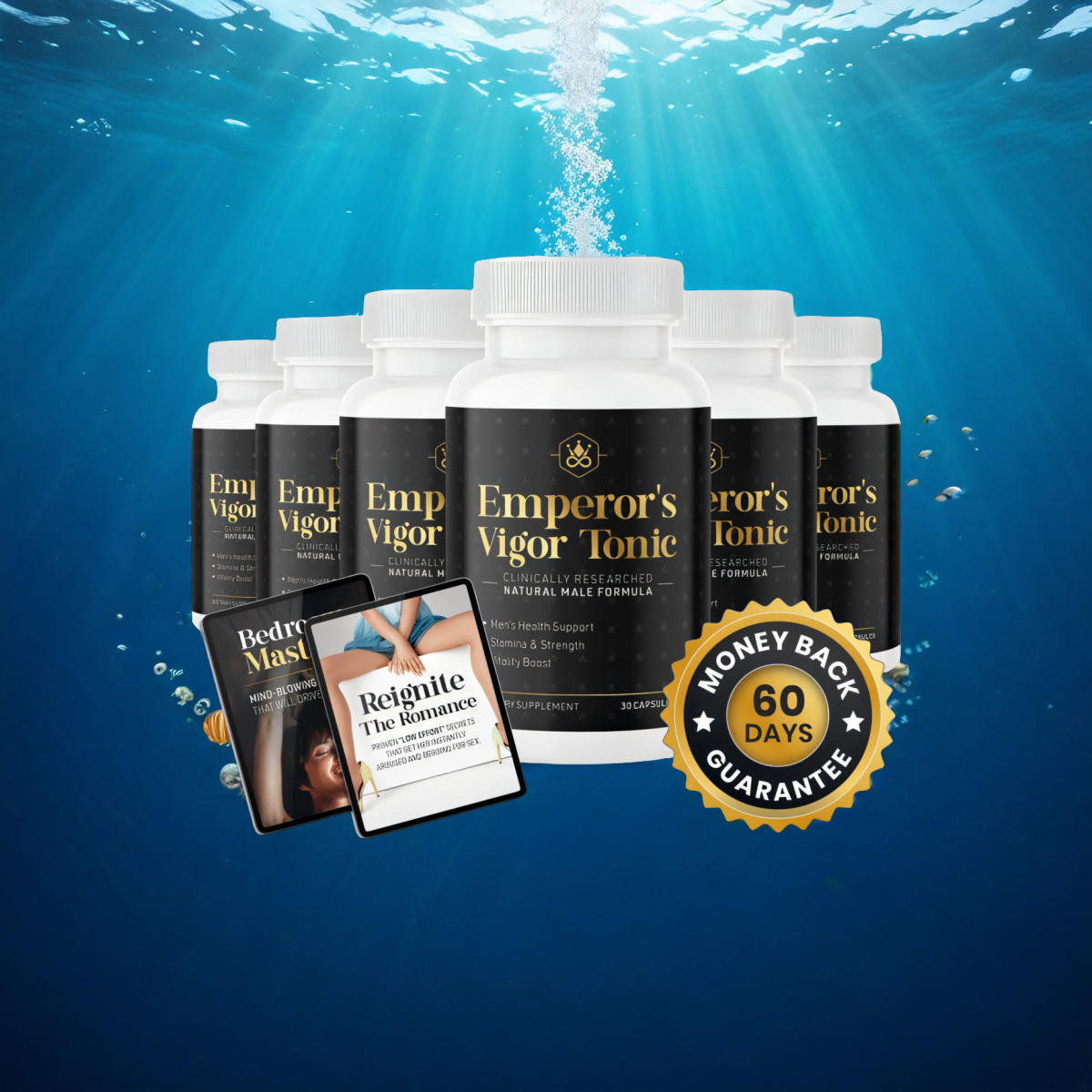 Emperor's Vigor Tonic - 6 Bottles + 2  Ebooks