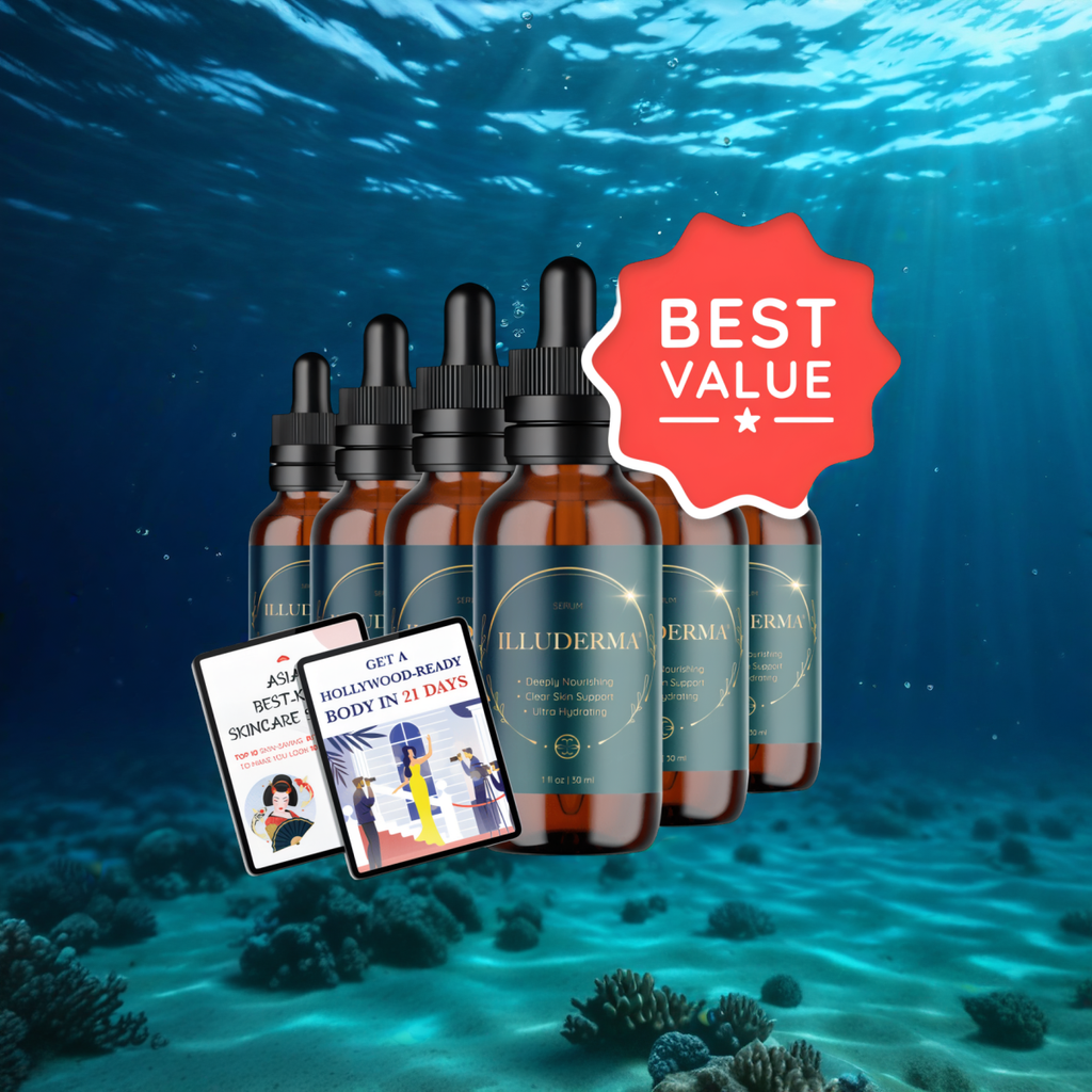 Illuderma - 6 Bottles + 2  Ebooks