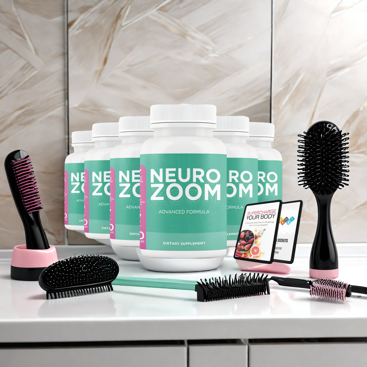 NeuroZoom - 6 Months Supply + 2 Bonus eBooks