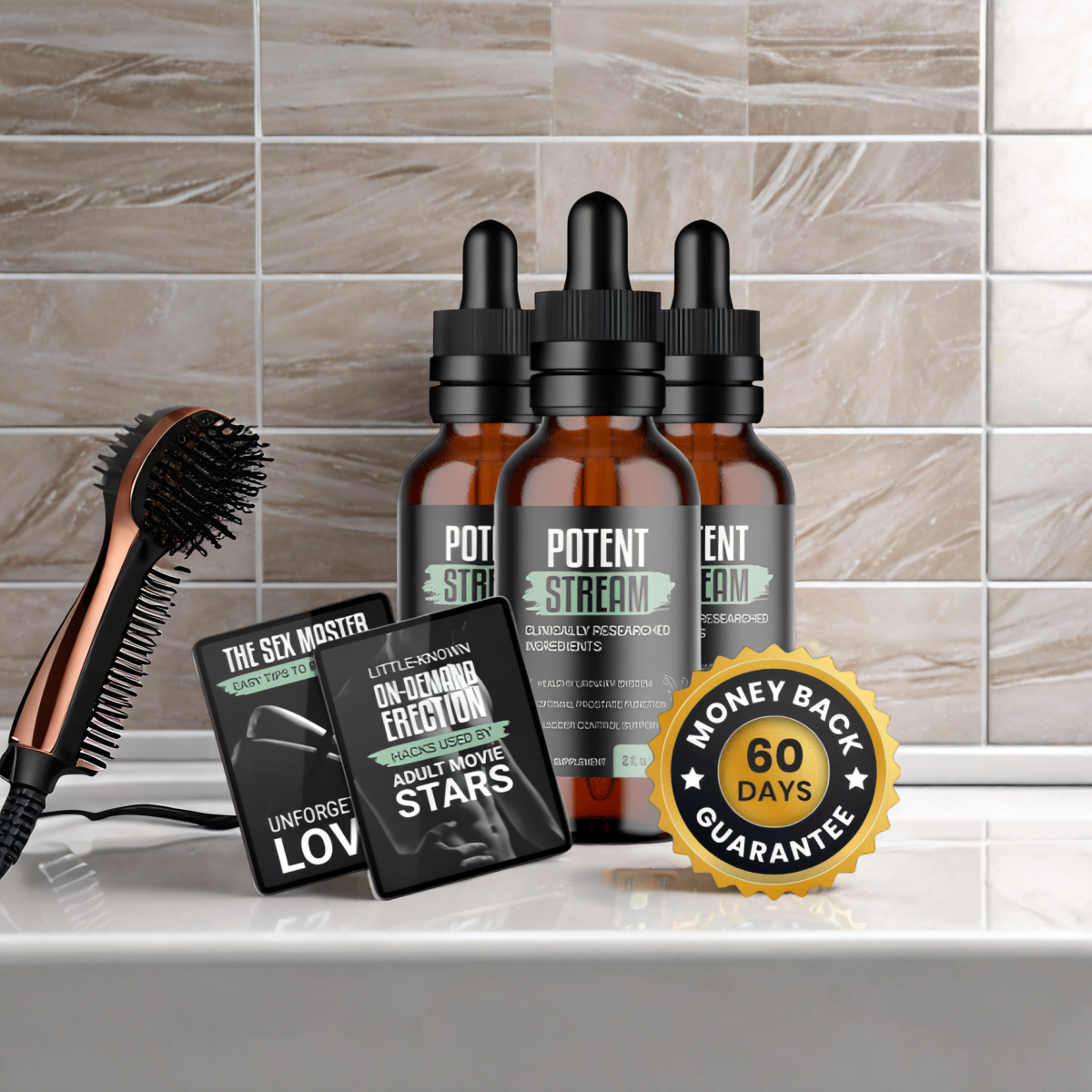 PotentStream - 3 Bottles + 2  Ebooks