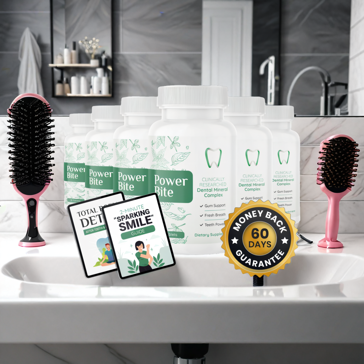 Power Bite - 6 Bottles + 2  Ebooks