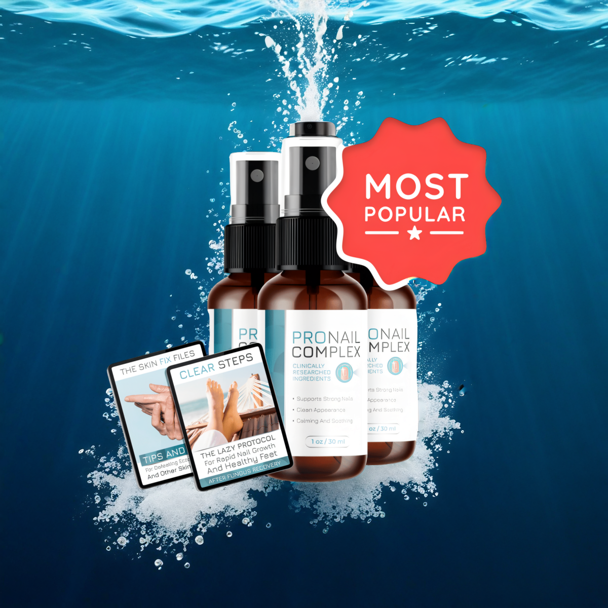 ProNail Complex - 3 Bottles + 2  Ebook