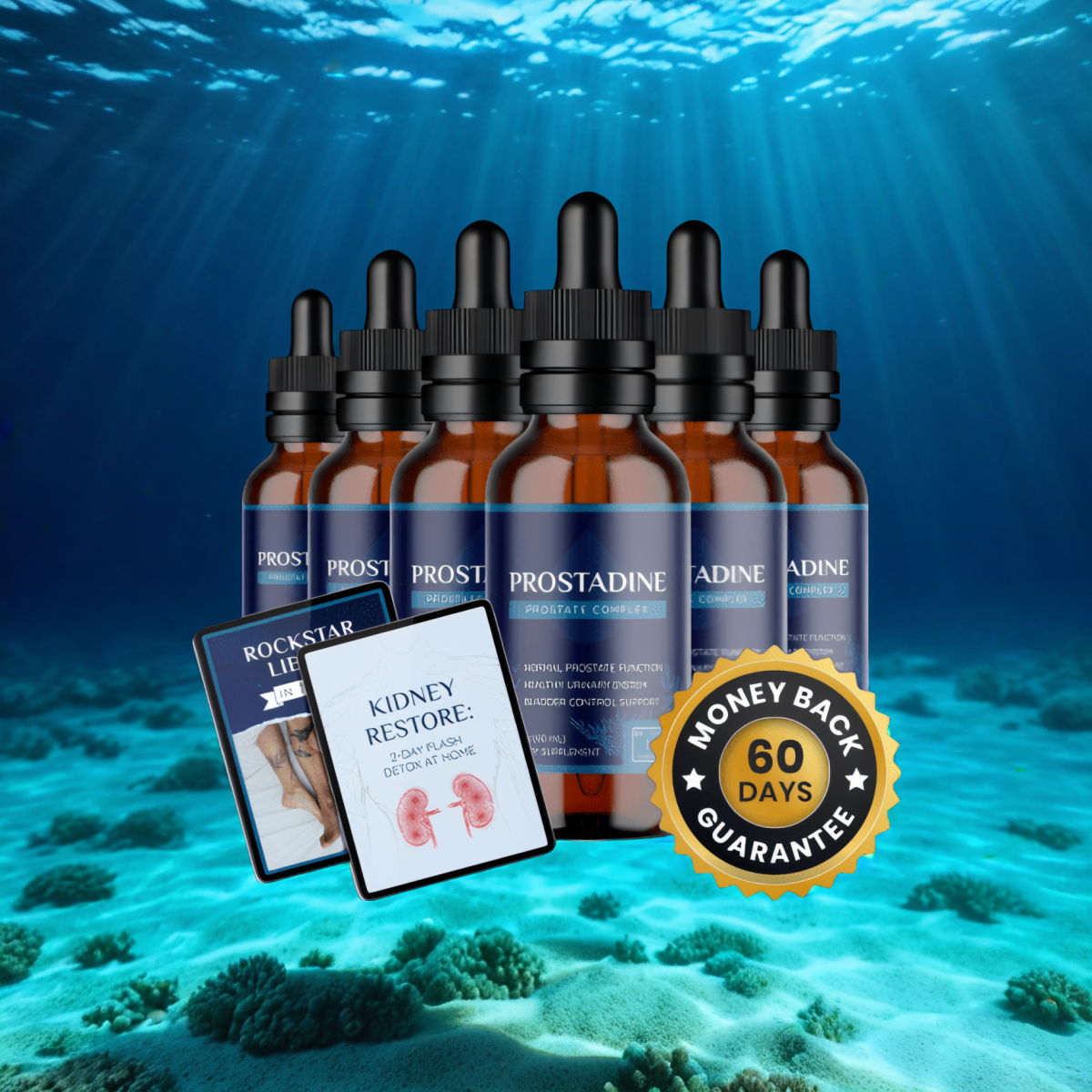 Prostadine - 6 Bottles + 2  Ebooks